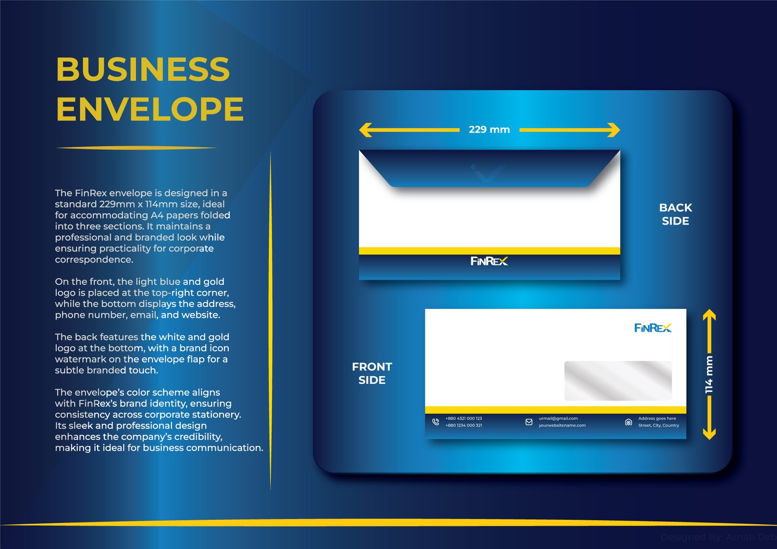 FinRex Business Envelope