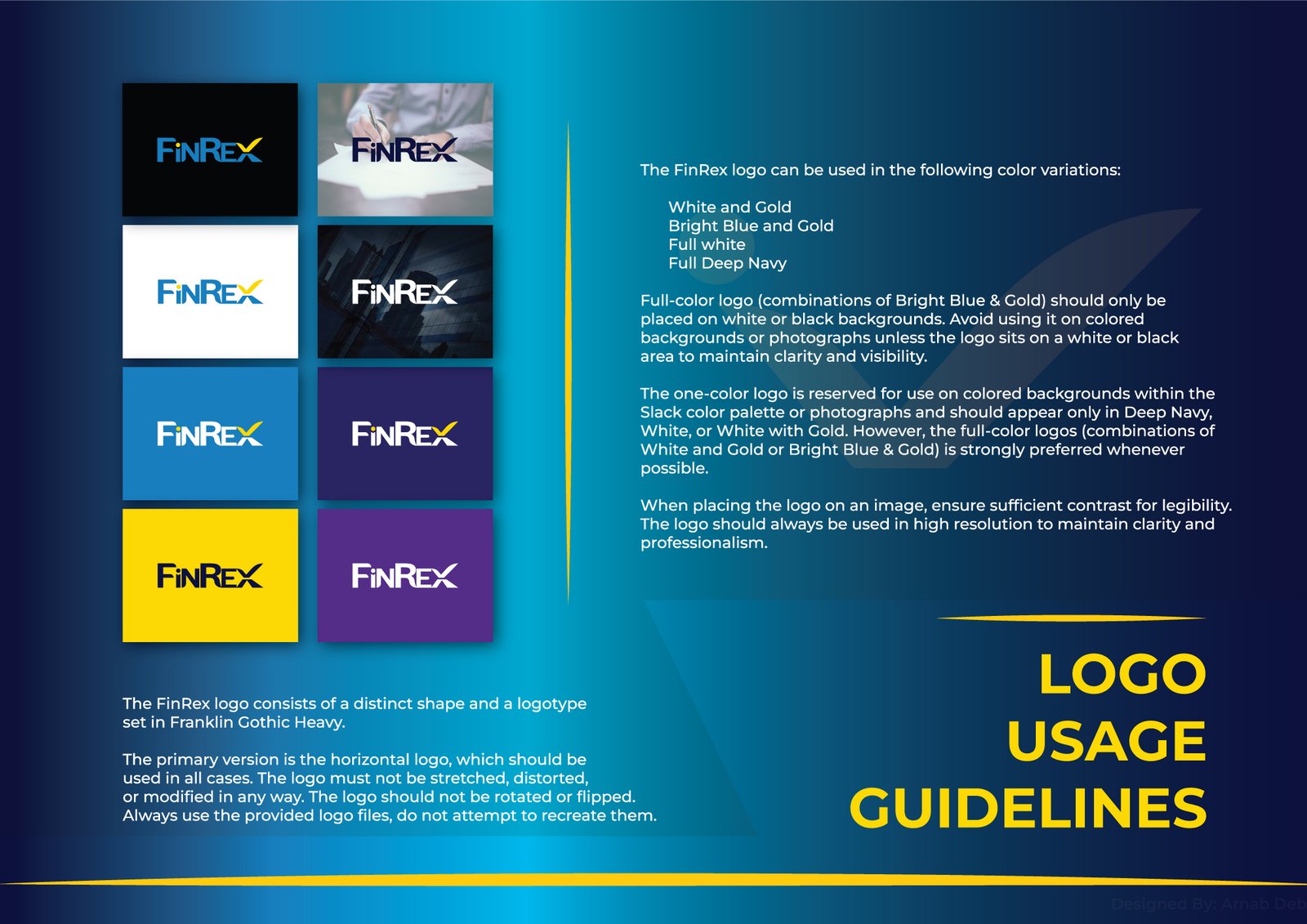 FinRex Logo Usage Guidelines