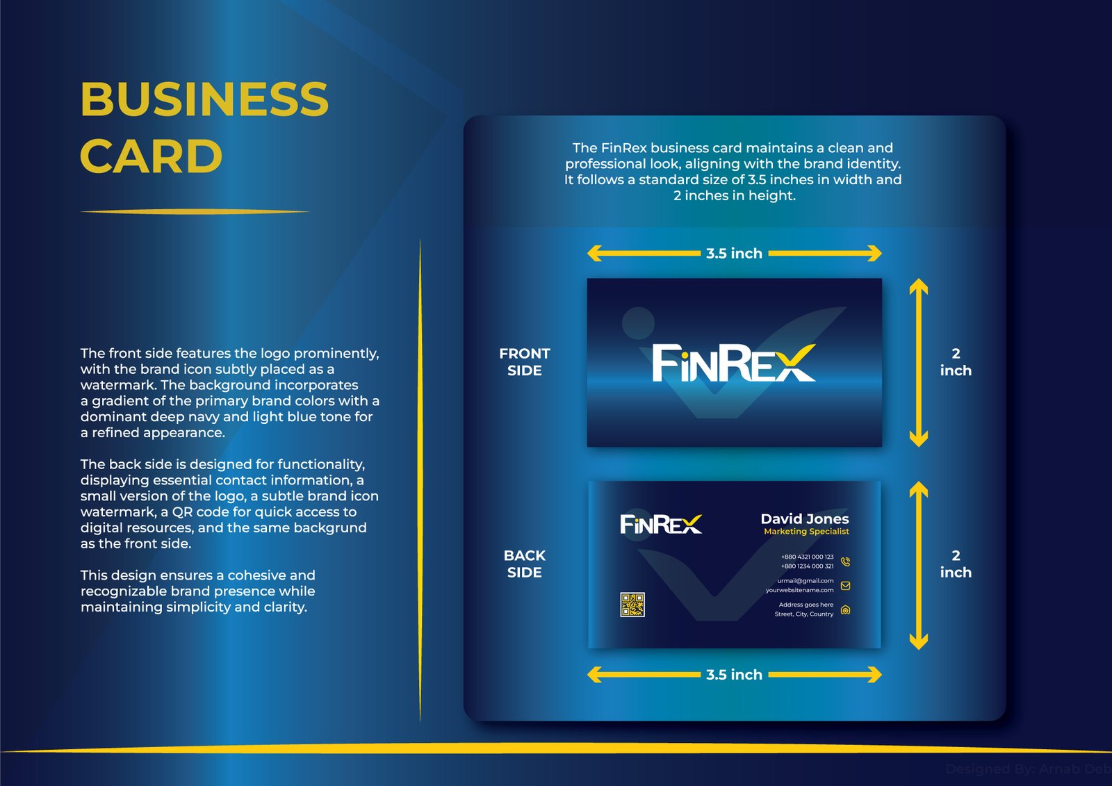FinRex Business Card